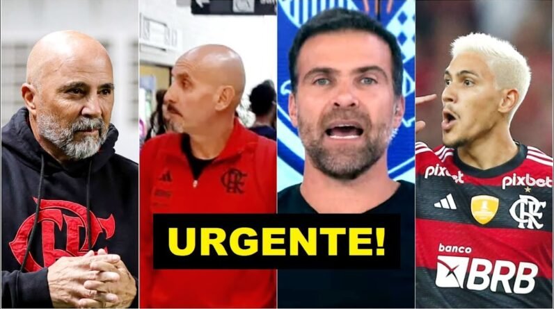 FOI DEMITIDO! "A INFORMAÇÃO é que o preparador do Sampaoli TÁ FORA do Flamengo! E o Pedro agora..."