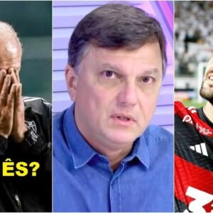 "Tá 9 a 1 pro Flamengo contra o Felipão no ÚLTIMO ANO! Gente, o Atlético-MG..." Mauro Cezar ANALISA!