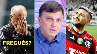 "Tá 9 a 1 pro Flamengo contra o Felipão no ÚLTIMO ANO! Gente, o Atlético-MG..." Mauro Cezar ANALISA!