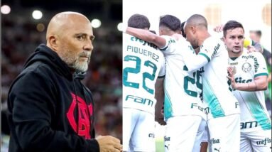 Palmeiras GOLEIA o América-MG; REUNIÃO HOJE decide o FUTURO de Sampaoli no Flamengo! | CANELADA